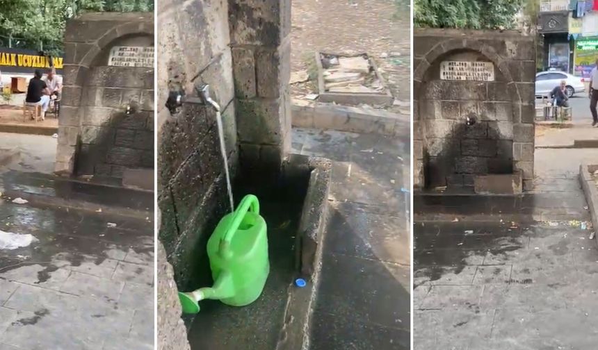 Diyarbakır’da 30 yıllık hayır çeşmesi bakımsızlığa terk edildi