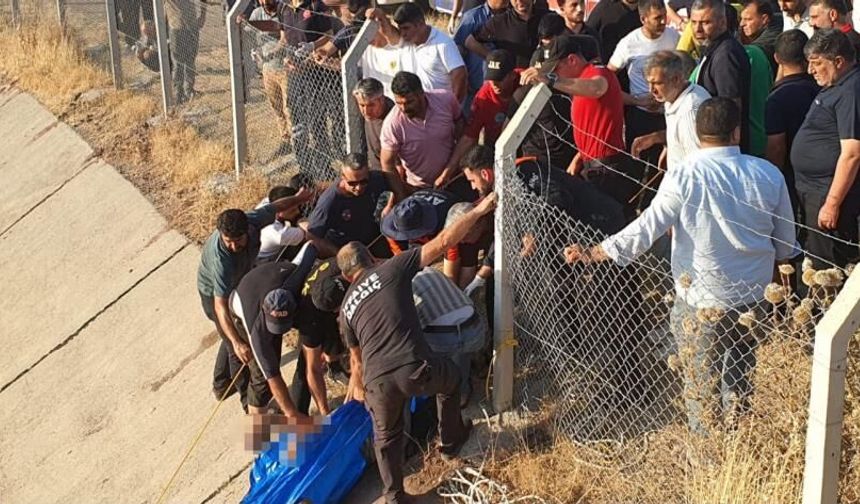 Diyarbakır’da sulama kanalına giren gençten acı haber