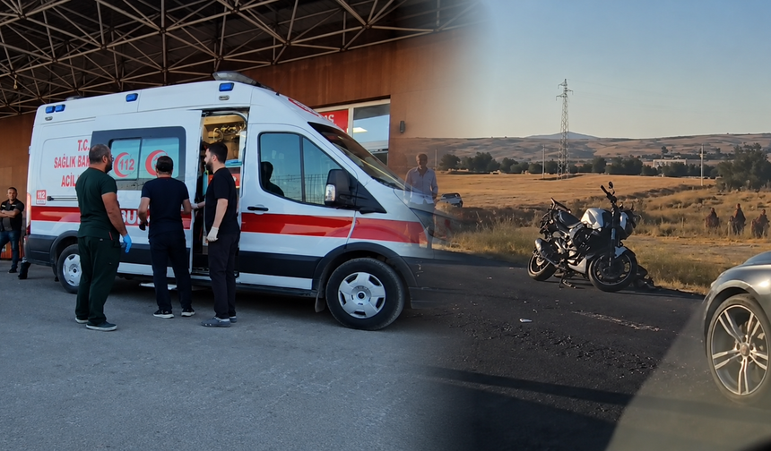 Diyarbakır'da motosiklet kazası: 1 ölü, 1 yaralı