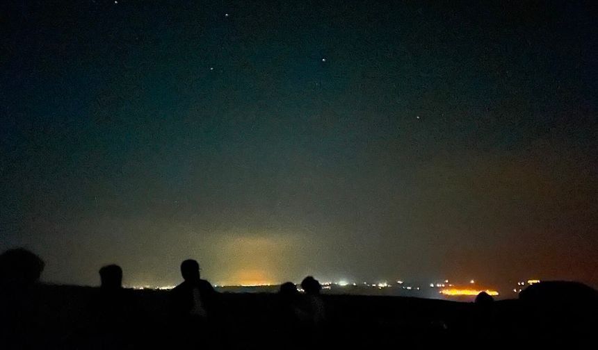 Diyarbakır Karacadağ’da meteor yağmuru şöleni