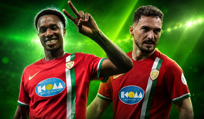 Amedspor'da çifte veda