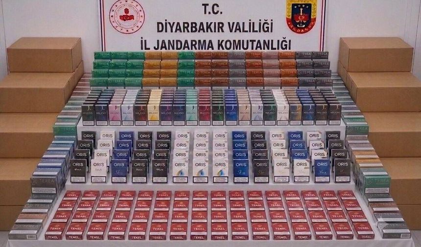 Diyarbakır'da tonlarca kaçak et ve binlerce kaçak ürün ele geçirildi