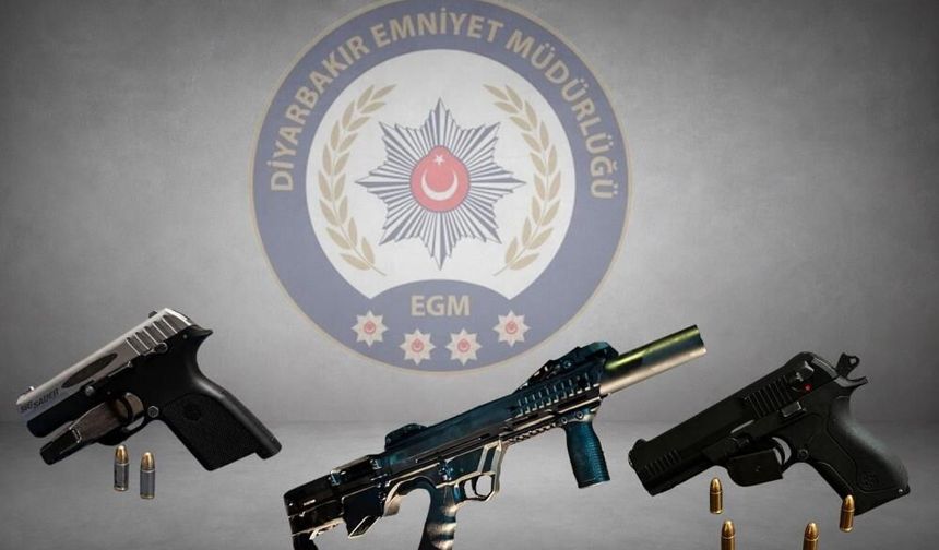 Diyarbakır’da yunus timlerinden ruhsatsız silah operasyonu