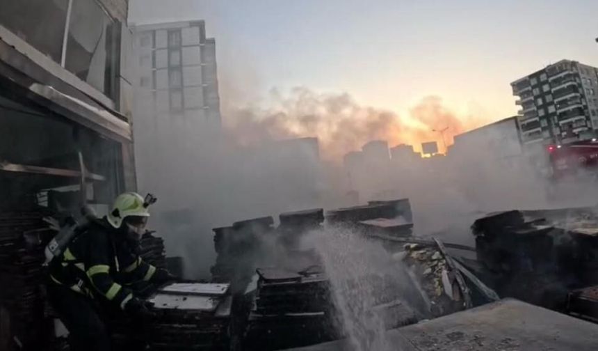 Diyarbakır'da korkutan yangın
