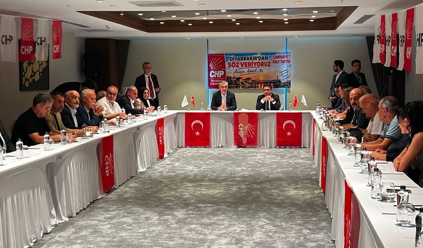 CHP Diyarbakır’da “Ortak Akıl” toplantısı: Kentin sorunları masaya yatırıldı