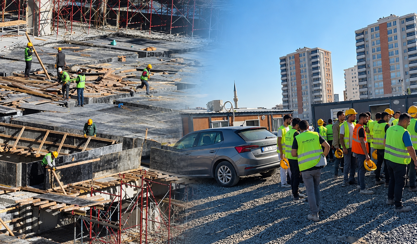 Diyarbakır Şehir Hastanesi şantiyesinde gerginlik: İşçiler eylem başlattı