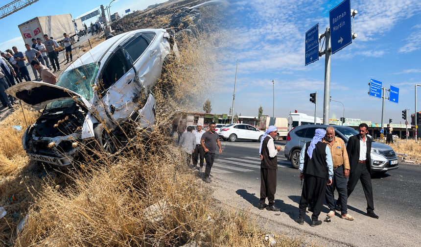 Diyarbakır'da tır ile otomobil çarpıştı: Çok sayıda yaralı