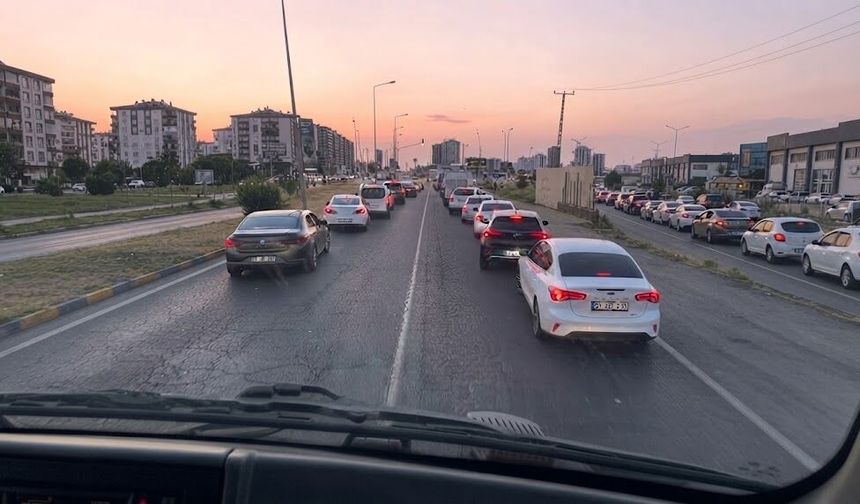 Diyarbakır trafiğinde örnek görüntü