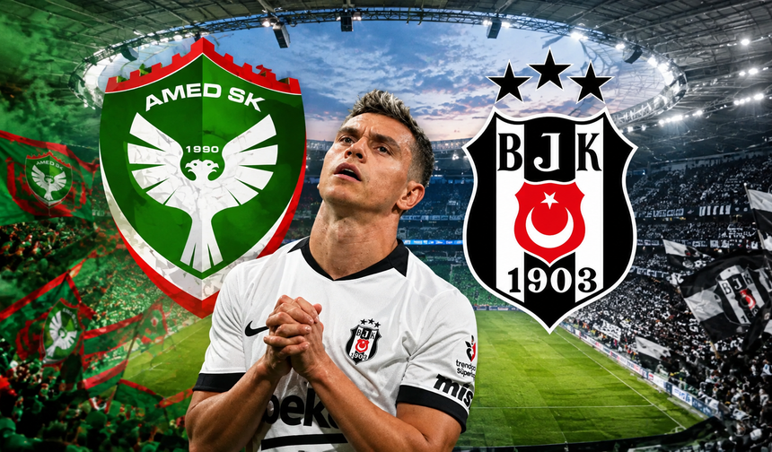 Amedspor maçı öncesi Beşiktaş'a kötü haber