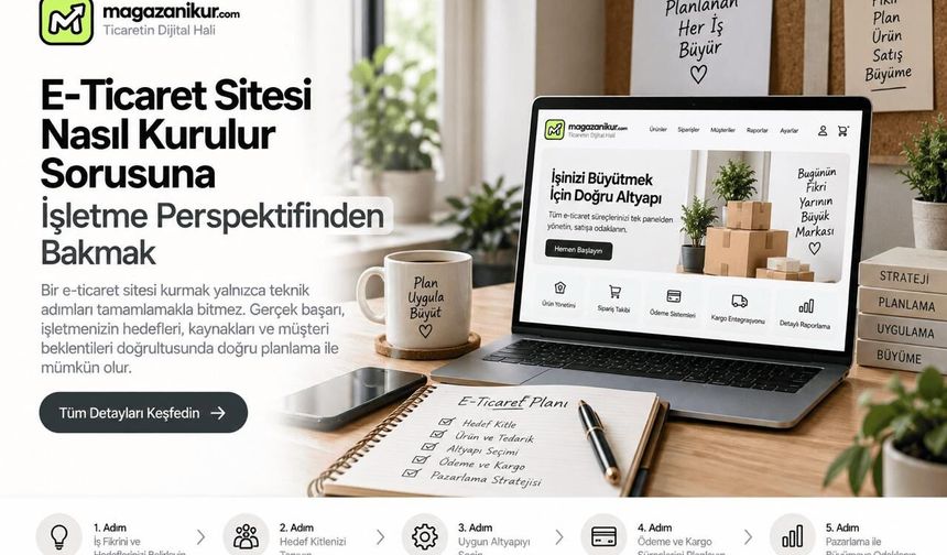 E-Ticaret Sitesi Nasıl Kurulur Sorusuna İşletme Perspektifinden Bakmak