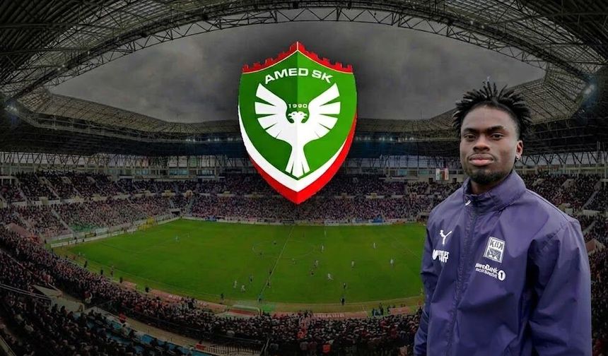 Amedspor’da transfer heyecanı: 21 yaşındaki Nijeryalı Diyarbakır’da