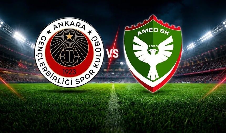 Amedspor’un Gençlerbirliği maçı muhtemel 11’i belli oldu