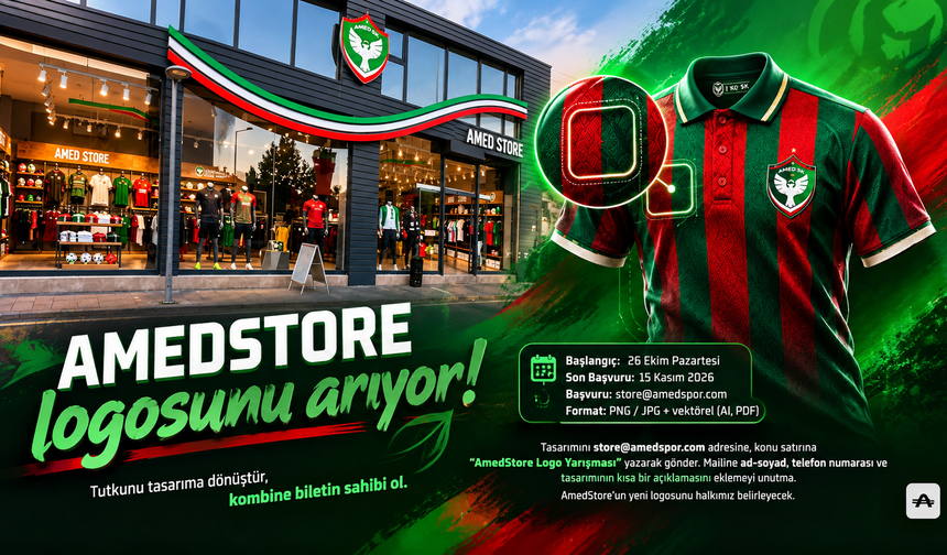 AmedStore’un yeni logosunu taraftar tasarlayacak: Ödülü de belli oldu