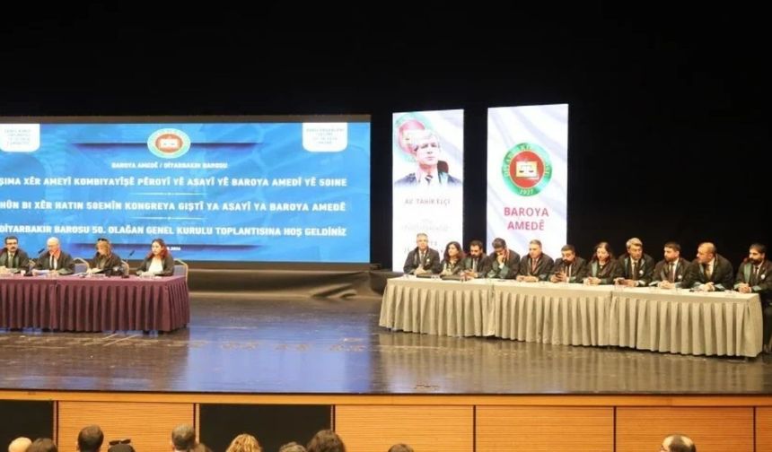 Diyarbakır Barosu sandık başına gidiyor; Barış süreci ve anadilde eğitim vurgusu