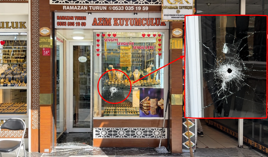 Diyarbakır’da kuyumcu dükkanına silahlı saldırı