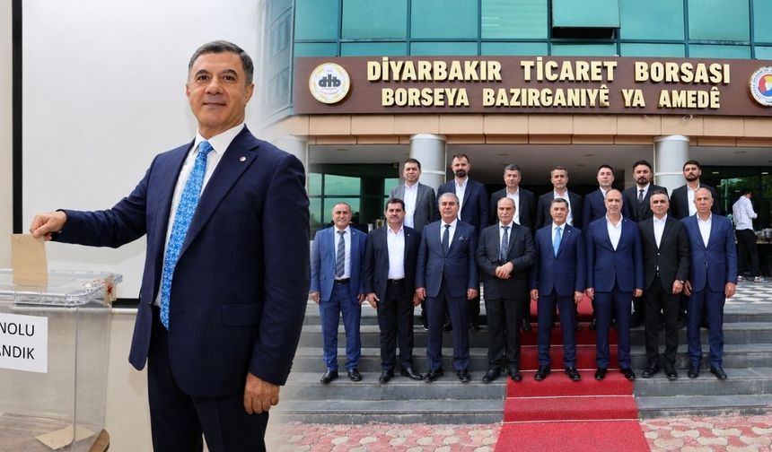 Diyarbakır Ticaret Borsası’nda seçim heyecanı: Engin Yeşil 3. dönem için tek listeyle aday
