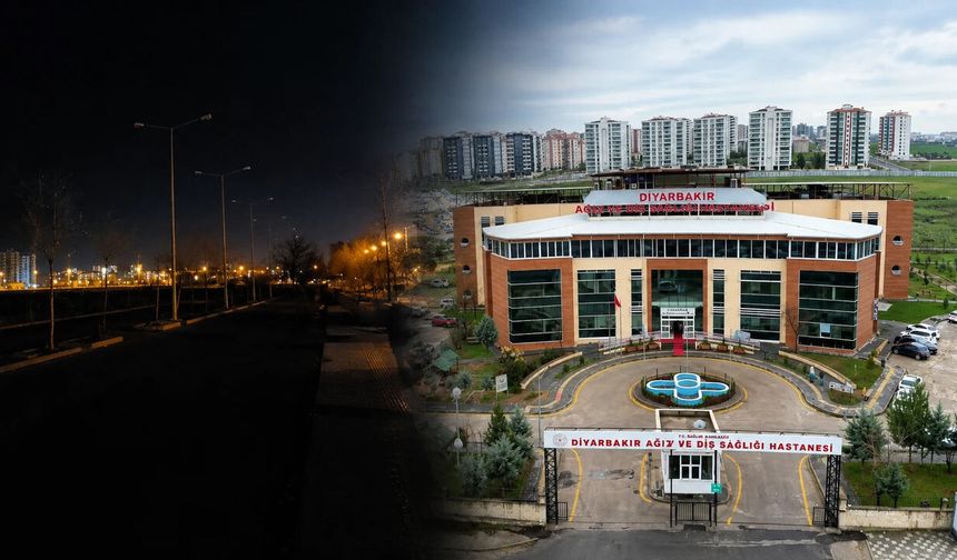 Diyarbakır’da hastane güzergahı karanlığa gömüldü: Gözler yetkililerde