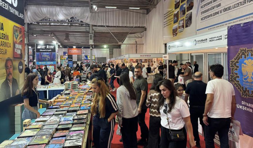 Diyarbakır kitap fuarına yoğun ilgi