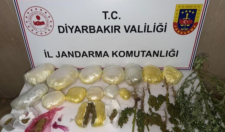 Diyarbakır'da kapsamlı narkotik operasyonu: Çok sayıda gözaltı