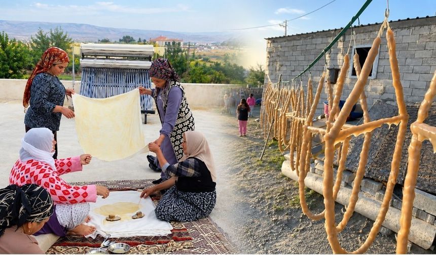 Diyarbakır’da kuşaktan kuşağa aktarılan lezzet: Pestil ve cevizli sucuk