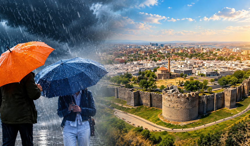 Diyarbakır’da kuvvetli sağanak yağış bekleniyor: İşte riskli ilçeler
