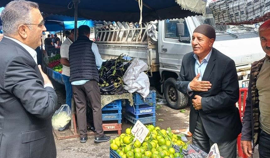 Tanrıkulu Diyarbakır’da pazarı gezdi: İnsanlar alışveriş yapamıyor