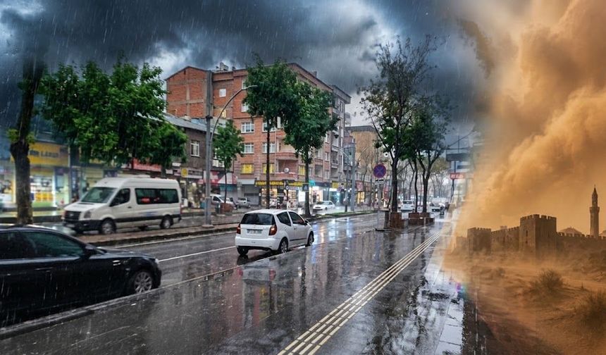 Diyarbakır’da yaşayanlar dikkat! Yağış ve toz taşınımı bekleniyor