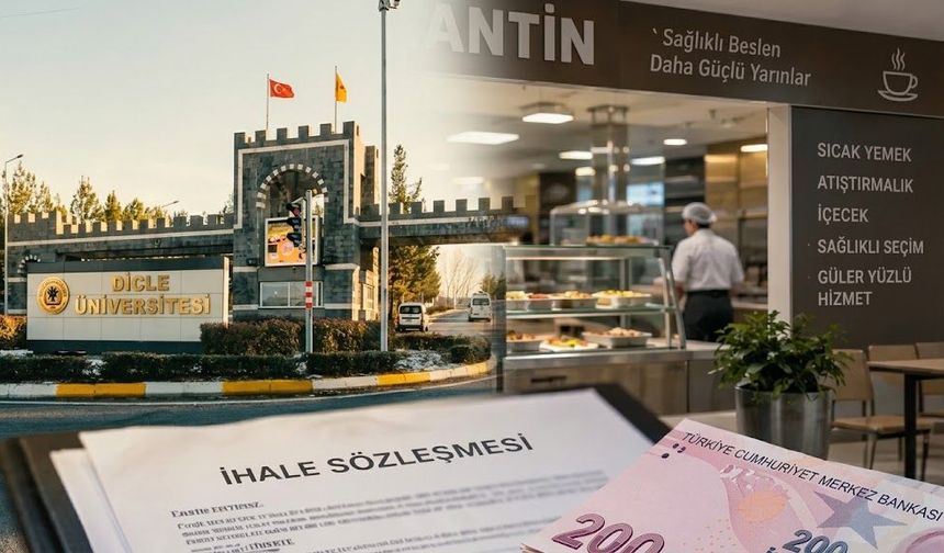 Dicle Üniversitesi kantin ve tarım arazilerini kiraya verecek; İşte ihale tarihleri