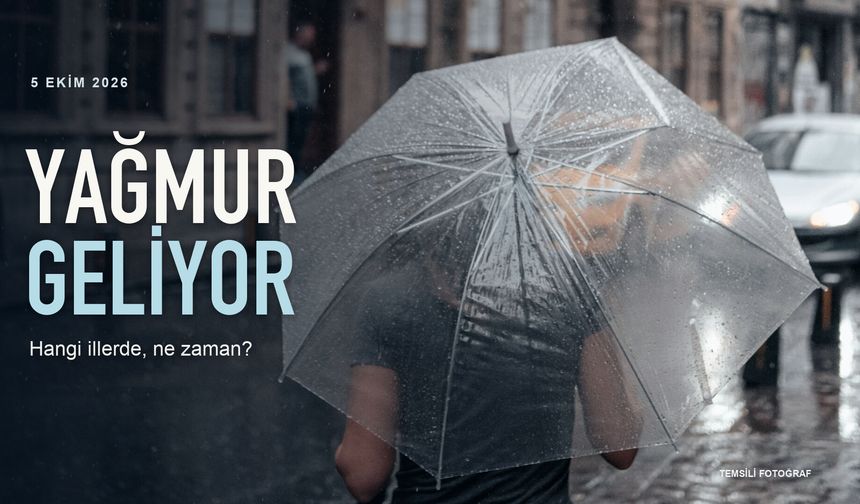 Bugün yağmur yağacak mı? 5 Ekim hava durumu ve yağış beklenen iller