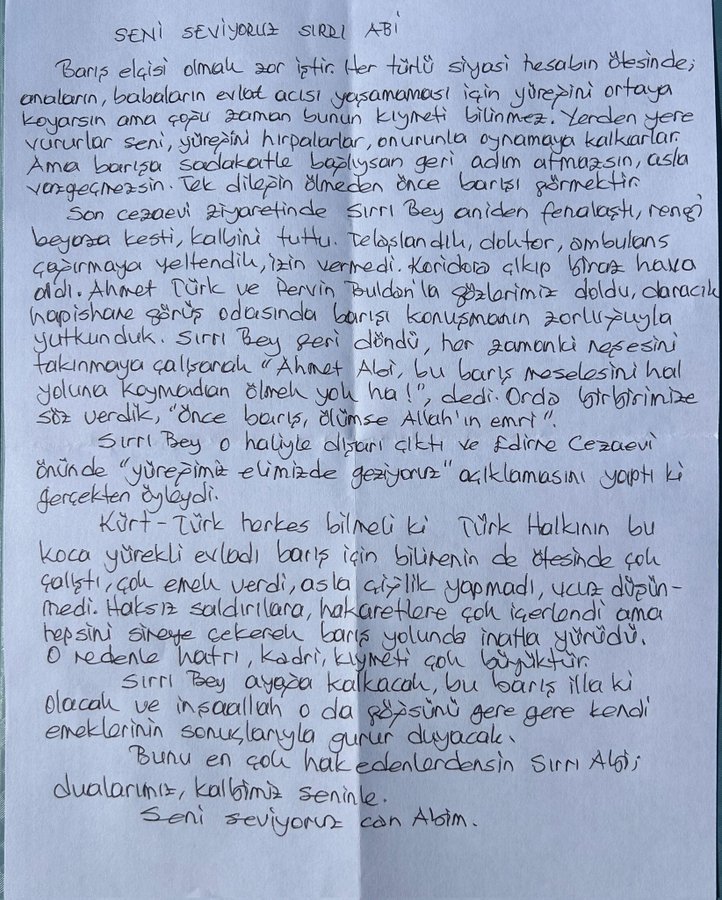 Demirtaş Sırrı Destemesaj