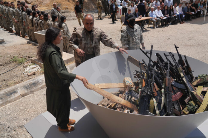 Pkk Silah Yakma Töreni