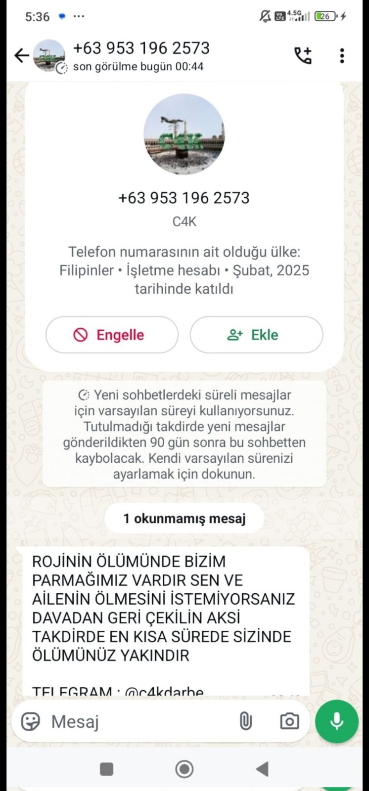 Roji Tehdit