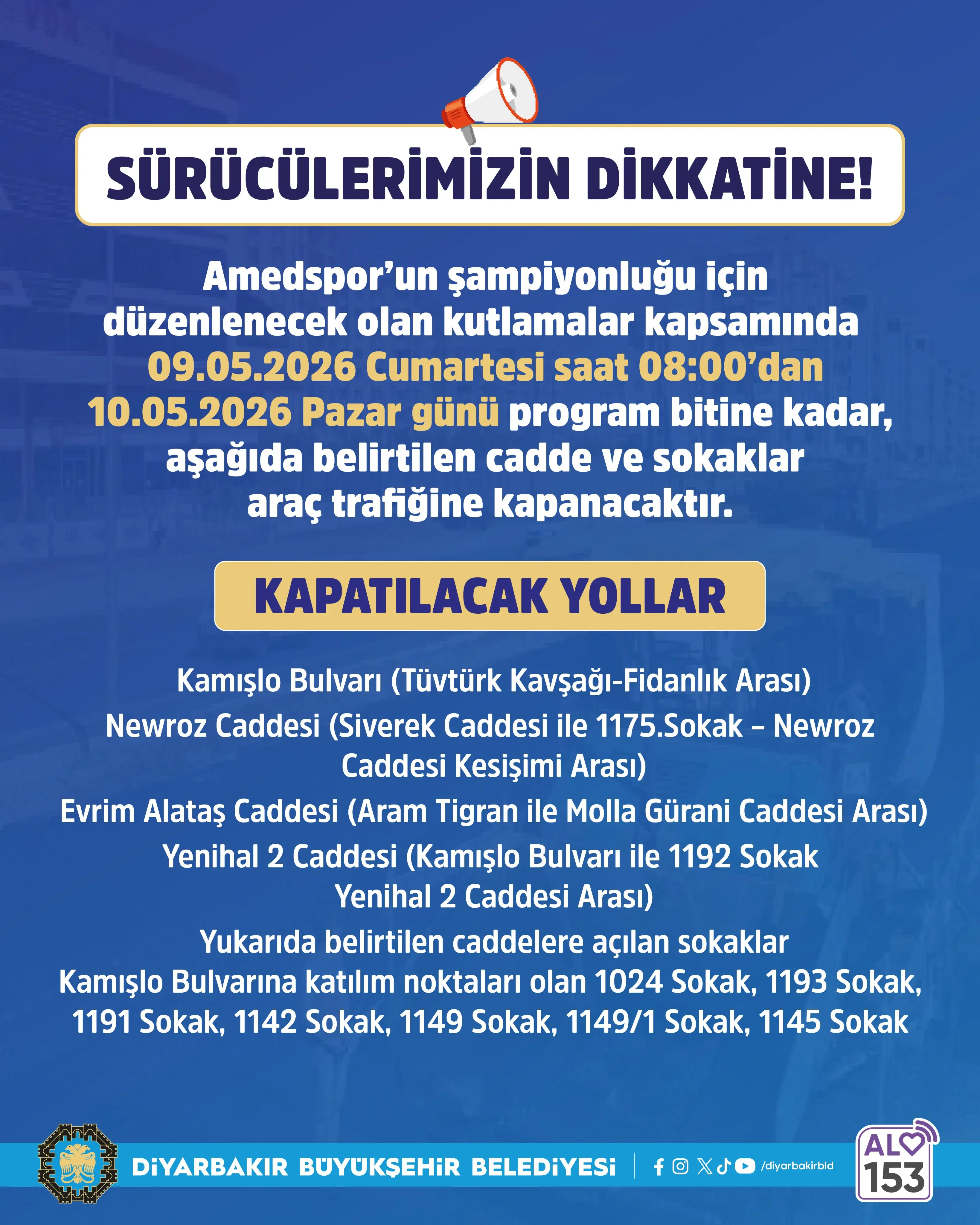 Kapatılacak Yol