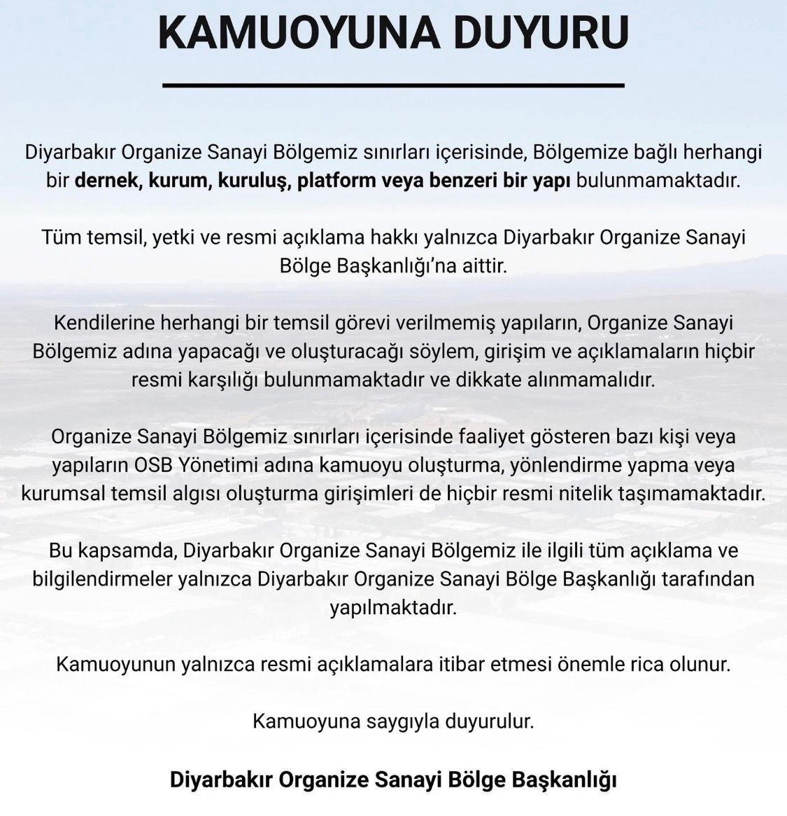 Osb Açıklama