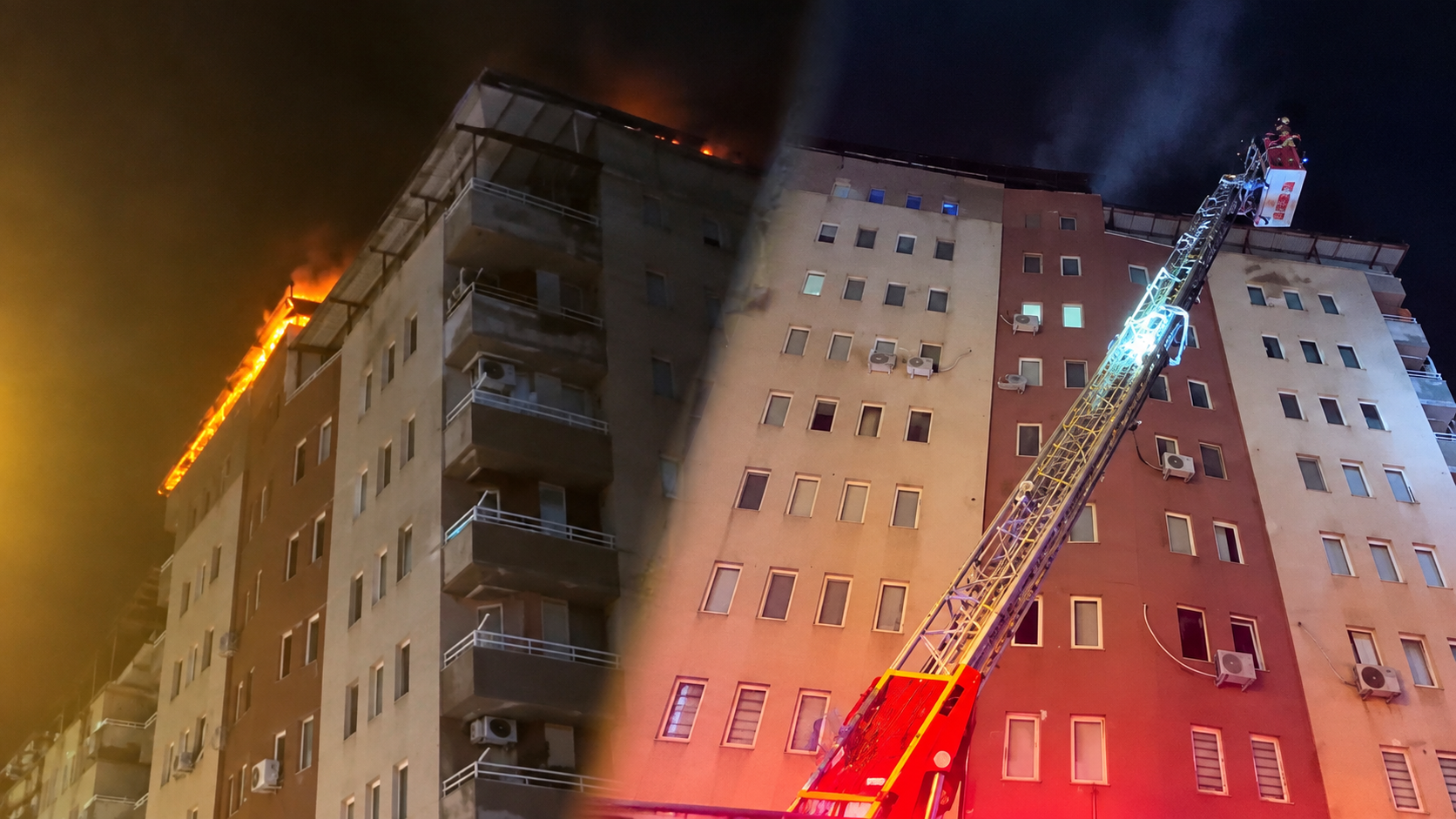 Rüzgarın etkisiyle yayıldı: Diyarbakır'da apartmanda korku dolu anlar