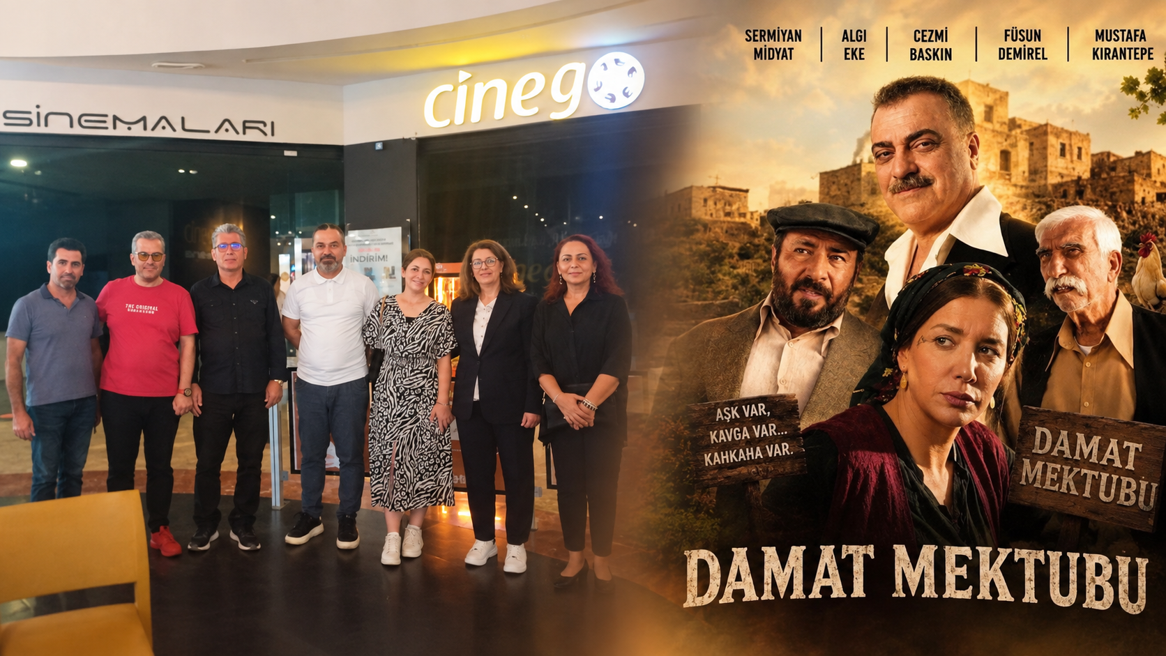 “Damat Mektebi” filminin galası Diyarbakır’da gerçekleştirildi