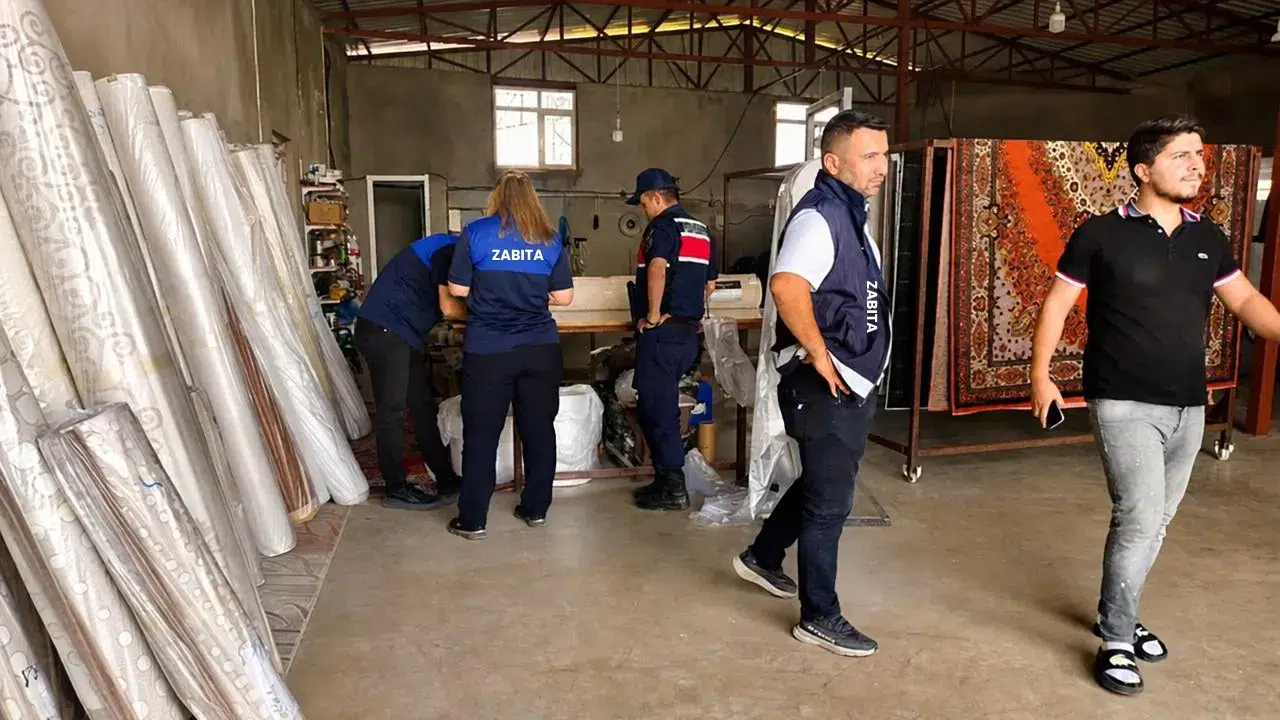 Diyarbakır’da halı yıkama fabrikalarına baskın: 5 iş yeri kapatıldı