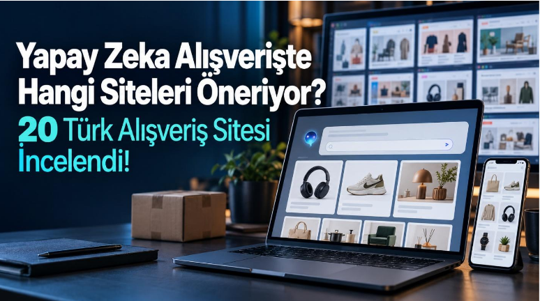 Yapay Zeka Alışverişte Hangi Siteleri Öneriyor? 20 Türk Alışveriş Sitesi İncelendi!