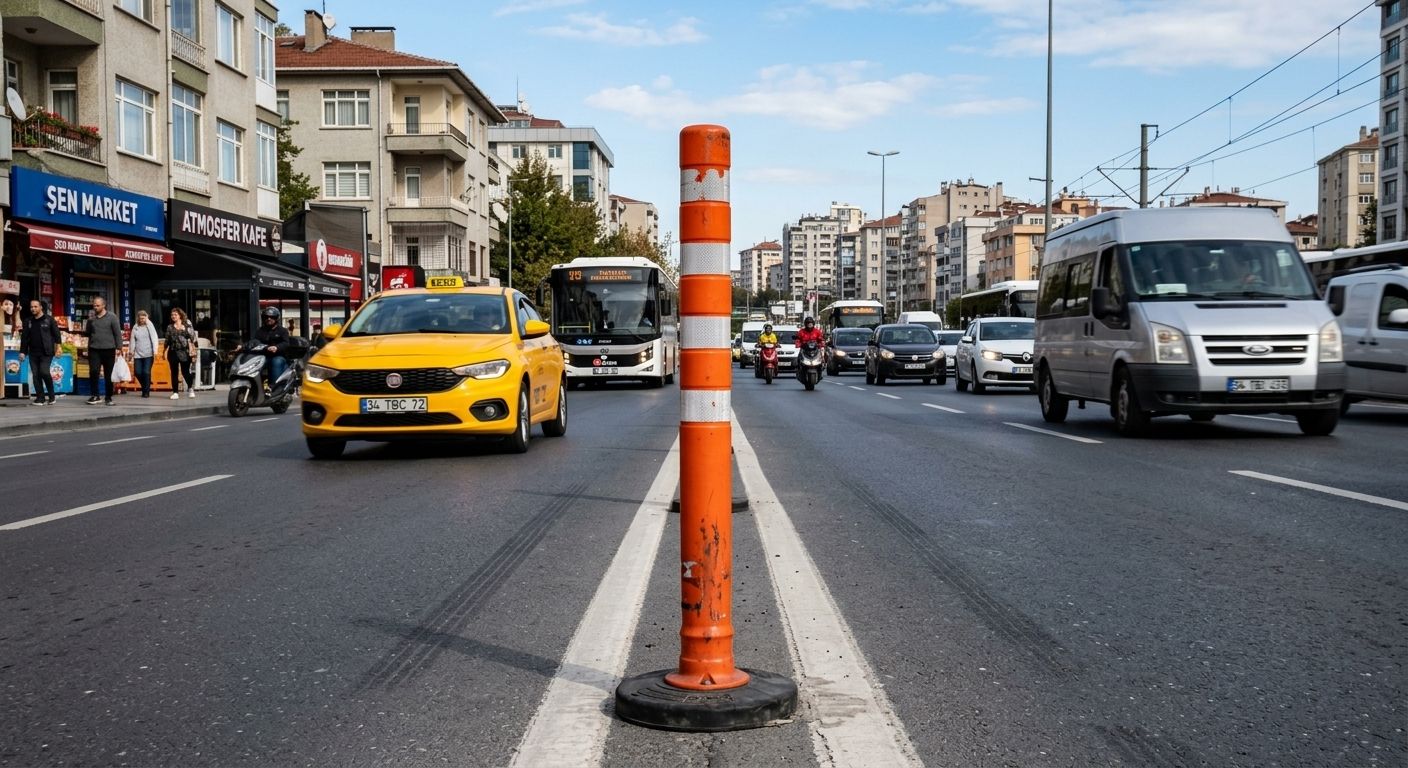Tabanlı Delinatör: Zemini Delmeden Trafiği Yönlendirmenin Pratik Yolu