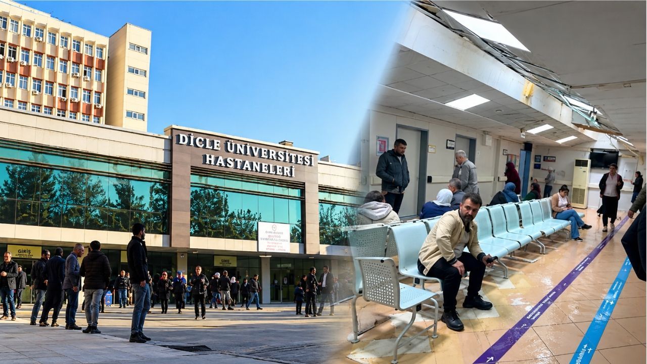 Diyarbakır’da Tıp Fakültesi polikliniklerini su bastı