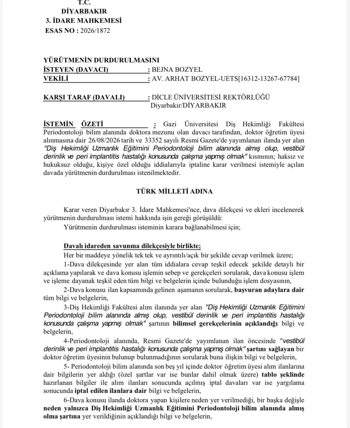 Mahkeme Karar-1